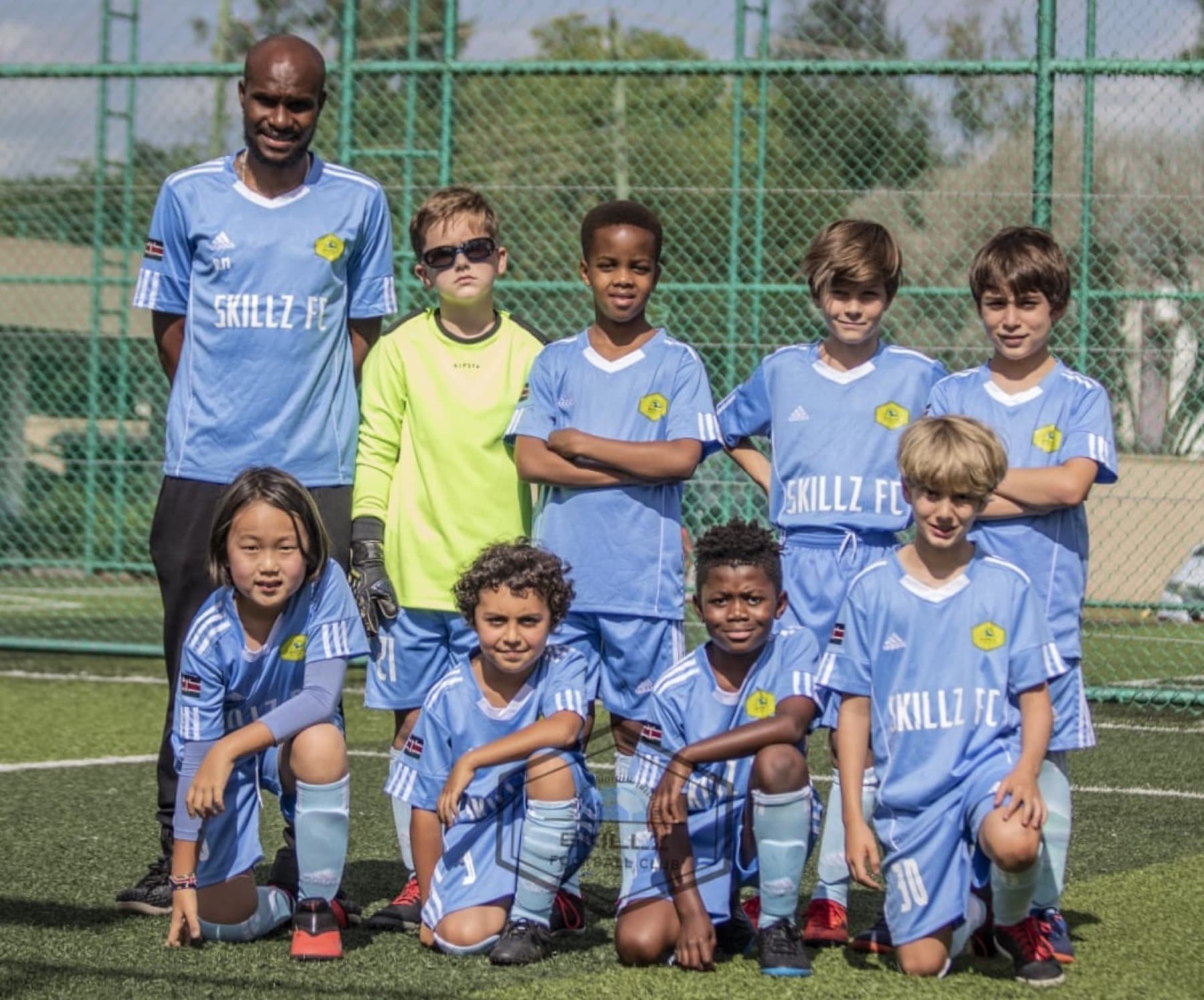 Early Skillz FC Academy player in action