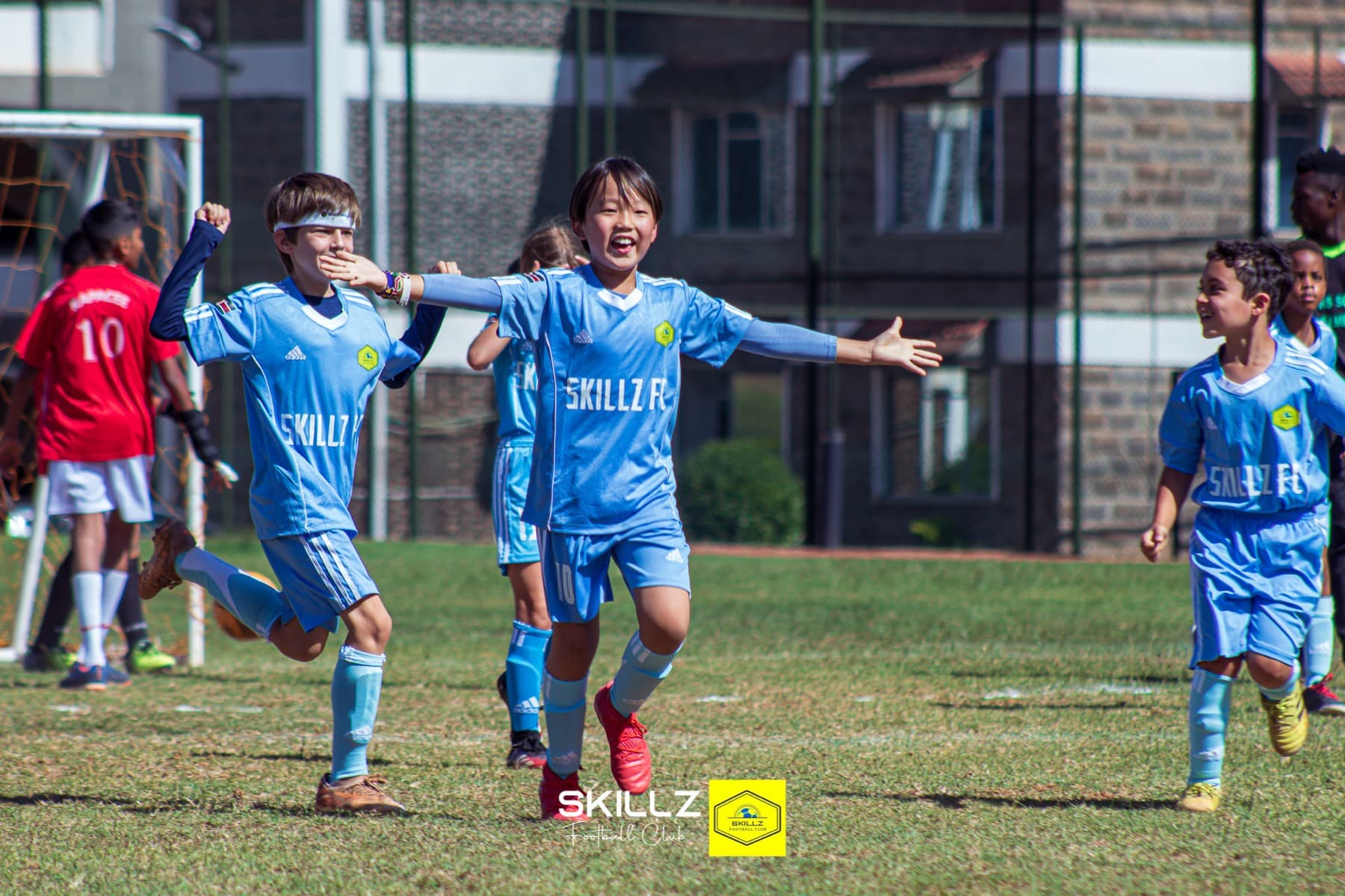 Young Skillz FC Academy players together