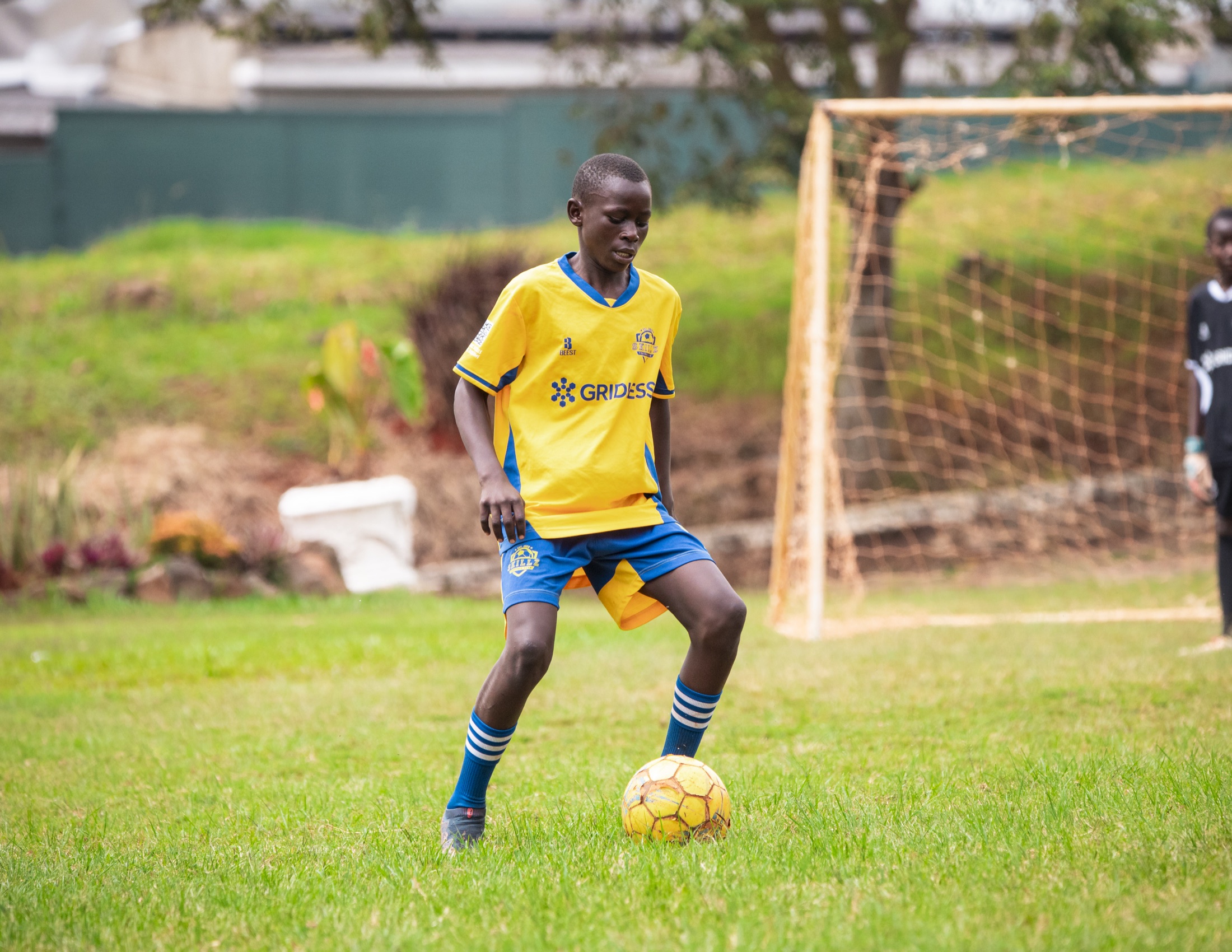 Skillz FC Academy player developing skill on the pitch